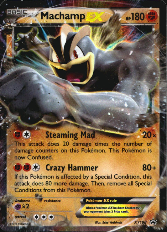 Machamp EX XY108 Promo XY Black Star Promos Pokemon Near Mint