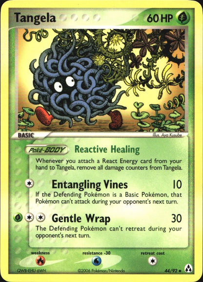Tangela 44/92 Uncommon Legend Maker Pokemon Near Mint