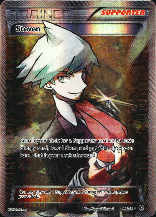 Steven 95/98 Rare Ultra Ancient Origins Pokemon Near Mint