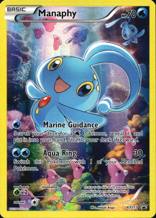 Manaphy XY113 Promo XY Black Star Promos Pokemon Near Mint