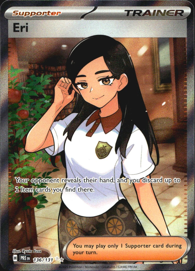 Eri 136/131 Ultra Rare Prismatic Evolutions Pokemon Near Mint
