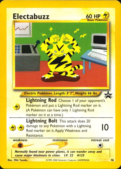 Electabuzz 46 Promo Wizards Black Star Promos Pokemon Near Mint