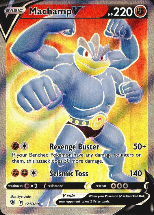 Machamp V 171/189 Rare Ultra Astral Radiance Pokemon Near Mint