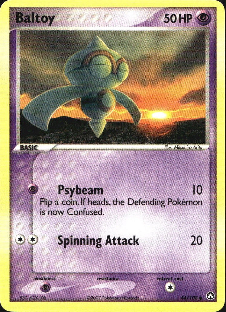 Baltoy 44/108 Common Power Keepers Pokemon Near Mint