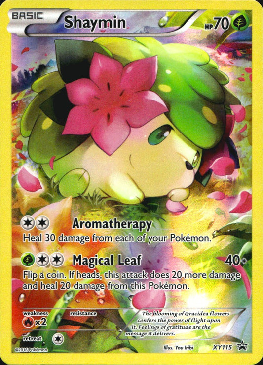 Shaymin XY115 Promo XY Black Star Promos Pokemon Near Mint