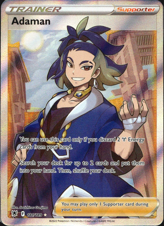 Adaman 181/189 Rare Ultra Astral Radiance Pokemon Near Mint