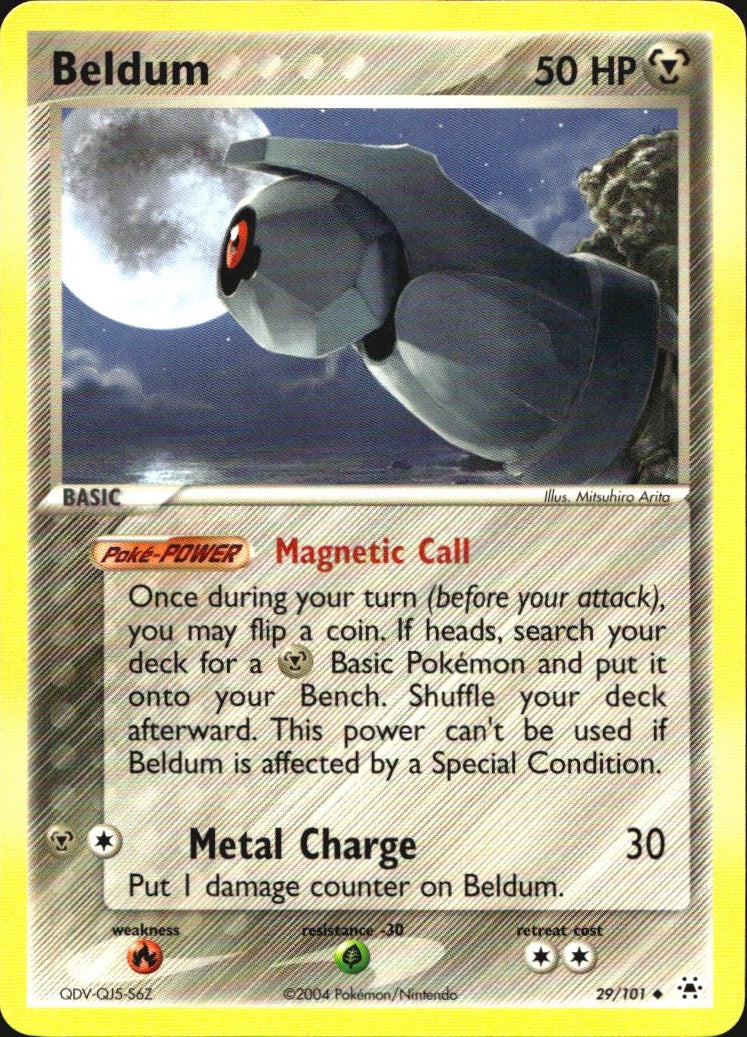 Beldum 29/101 Uncommon Hidden Legends Pokemon Near Mint