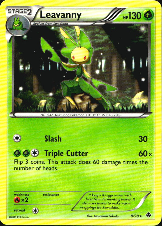 Leavanny 8/98 Rare Emerging Powers Pokemon Near Mint
