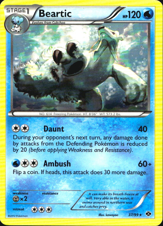 Beartic 37/99 Rare Next Destinies Pokemon Near Mint