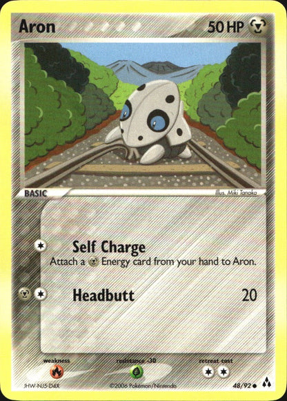 Aron 48/92 Common Legend Maker Pokemon Near Mint