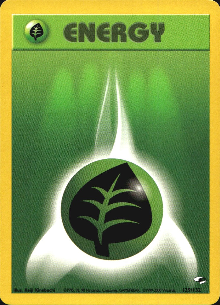 Grass Energy 99/102 Base Set Pokemon Near Mint