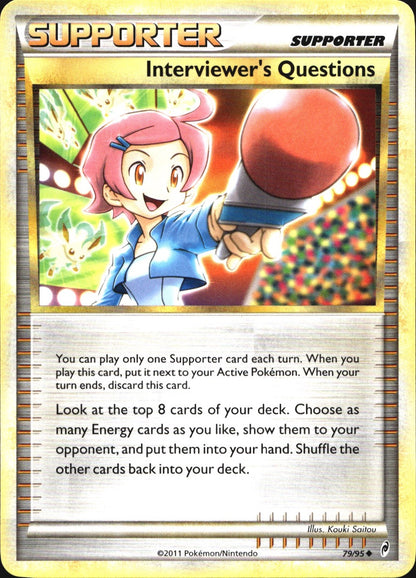 Interviewer's Questions 79/95 Uncommon Call of Legends Pokemon Near Mint