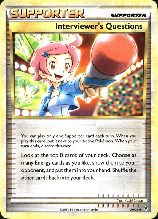 Interviewer's Questions 79/95 Uncommon Call of Legends Pokemon Near Mint