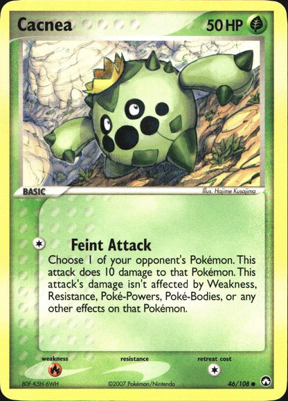 Cacnea 46/108 Common Power Keepers Pokemon Near Mint
