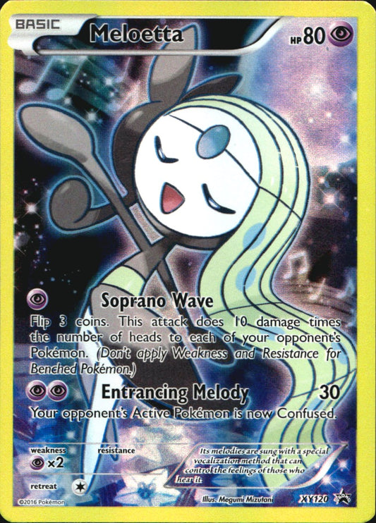 Meloetta XY120 Promo XY Black Star Promos Pokemon Near Mint