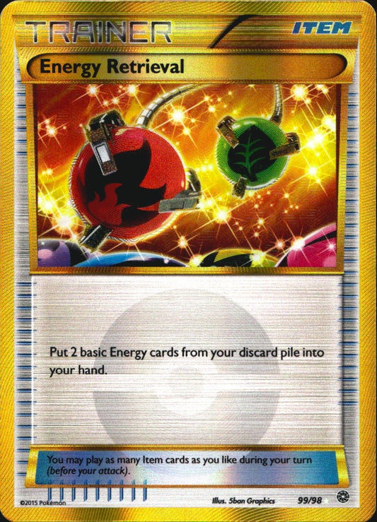 Energy Retrieval 99/98 Secret Rare Ancient Origins Pokemon Near Mint