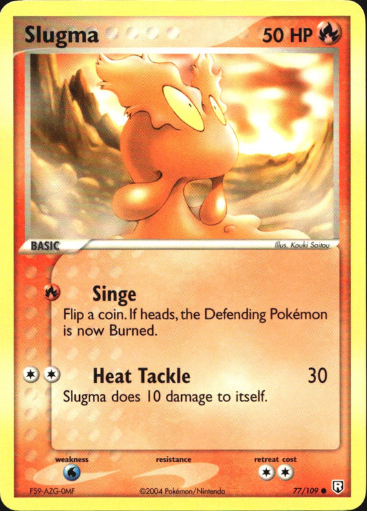 Slugma 77/109 Common Team Rocket Returns Pokemon Near Mint
