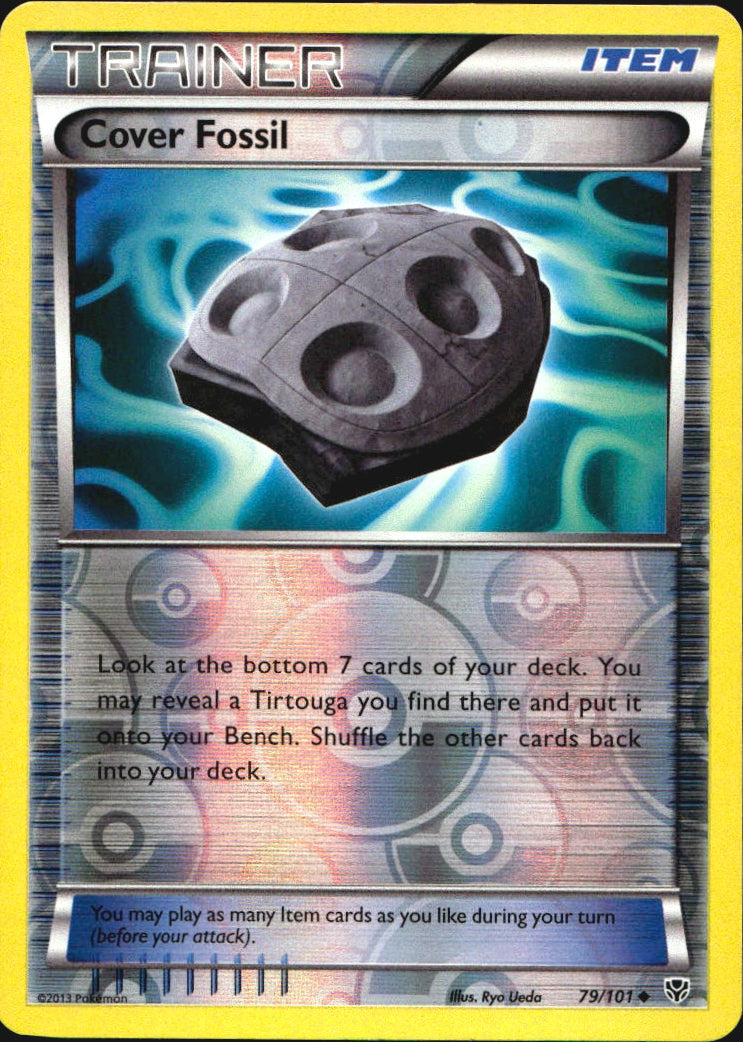 Cover Fossil 79/101 Uncommon Plasma Blast Pokemon Reverse Holo Near Mint
