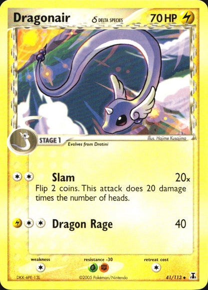 Dragonair 41/113 Uncommon Delta Species Pokemon Near Mint