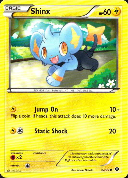 Shinx 42/99 Common Next Destinies Pokemon Near Mint