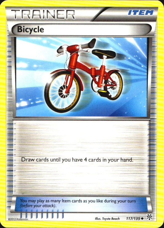 Bicycle 117/135 Uncommon Plasma Storm Pokemon Near Mint