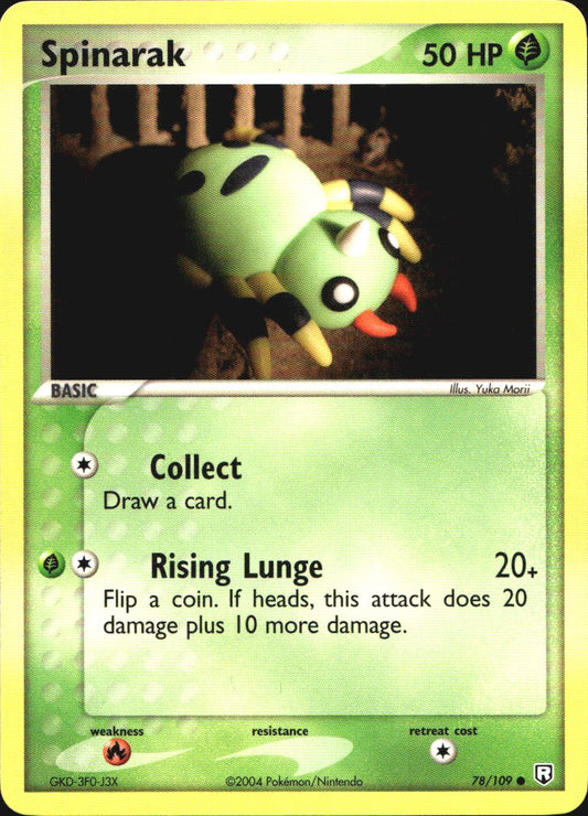 Spinarak 78/109 Common Team Rocket Returns Pokemon Near Mint