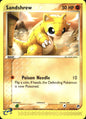 Sandshrew 75/100 Common Sandstorm Pokemon Near Mint