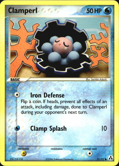 Clamperl 51/92 Common Legend Maker Pokemon Near Mint