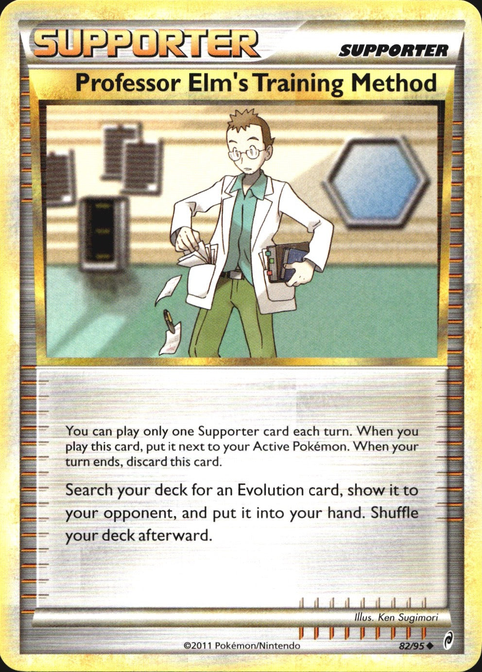 Professor Elm's Training Method 82/95 Uncommon Call of Legends Pokemon Near Mint