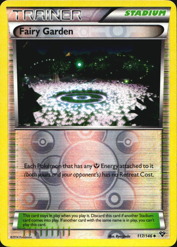 Fairy Garden 117/146 Uncommon XY Pokemon Reverse Holo Near Mint