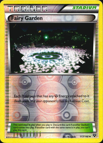 Fairy Garden 117/146 Uncommon XY Pokemon Reverse Holo Near Mint