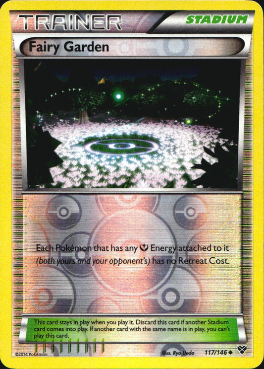 Fairy Garden 117/146 Uncommon XY Pokemon Reverse Holo Near Mint