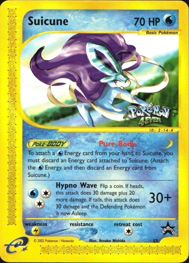 Suicune 53 Promo Wizards Black Star Promos Pokemon Near Mint