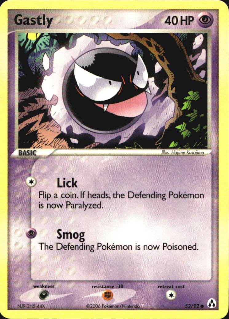 Gastly 52/92 Common Legend Maker Pokemon Near Mint