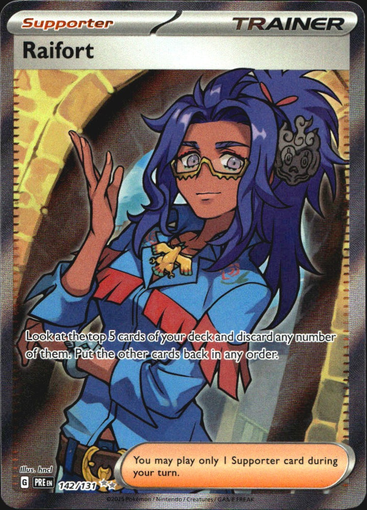 Raifort 142/131 Ultra Rare Prismatic Evolutions Pokemon Near Mint
