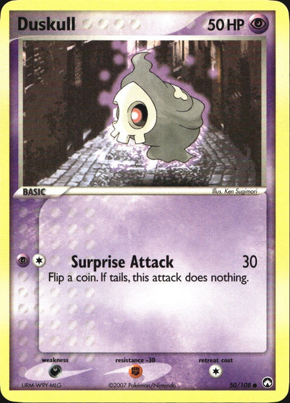 Duskull 50/108 Common Power Keepers Pokemon Near Mint