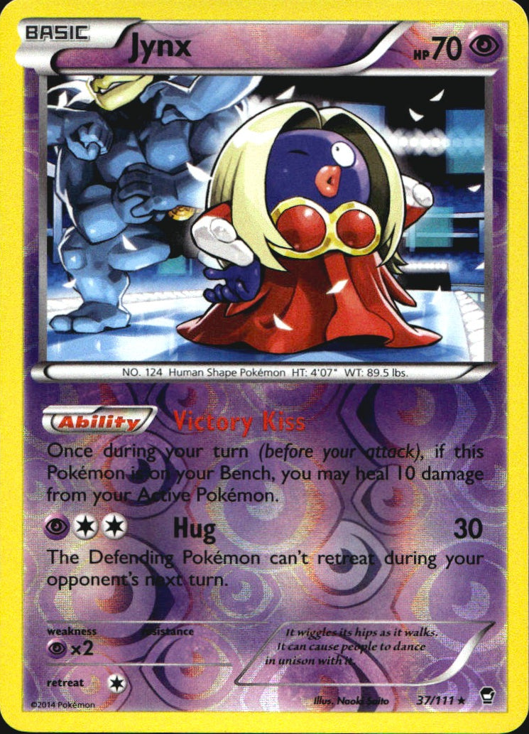 Jynx 37/111 Rare Furious Fists Pokemon Reverse Holo Near Mint