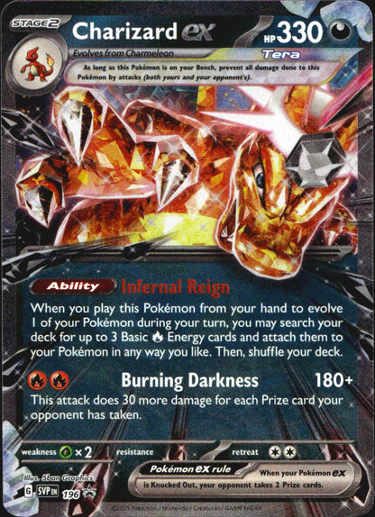 Charizard ex 196 Promo Scarlet & Violet Pokemon Near Mint