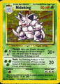 Nidoking 11/102 Holo Rare Base Set Unlimited Pokemon Heavily Played
