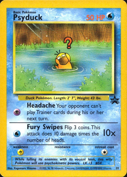Psyduck 20 Promo Wizards Black Star Promos Pokemon Near Mint