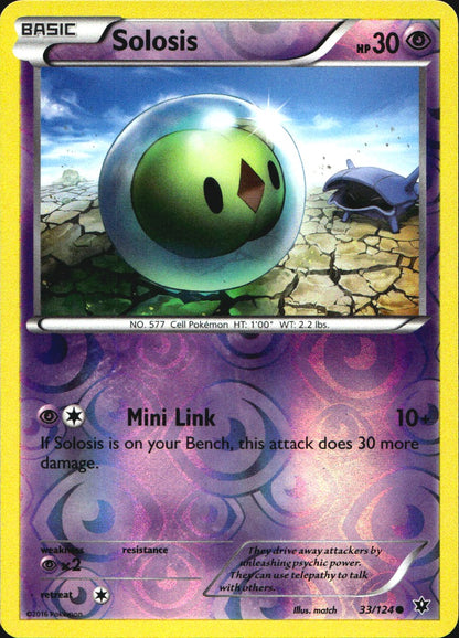 Solosis 33/124 Common Fates Collide Pokemon Reverse Holo Near Mint