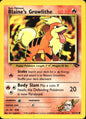 Blaine's Growlithe 62/132 Common Gym Challenge Pokemon Near Mint