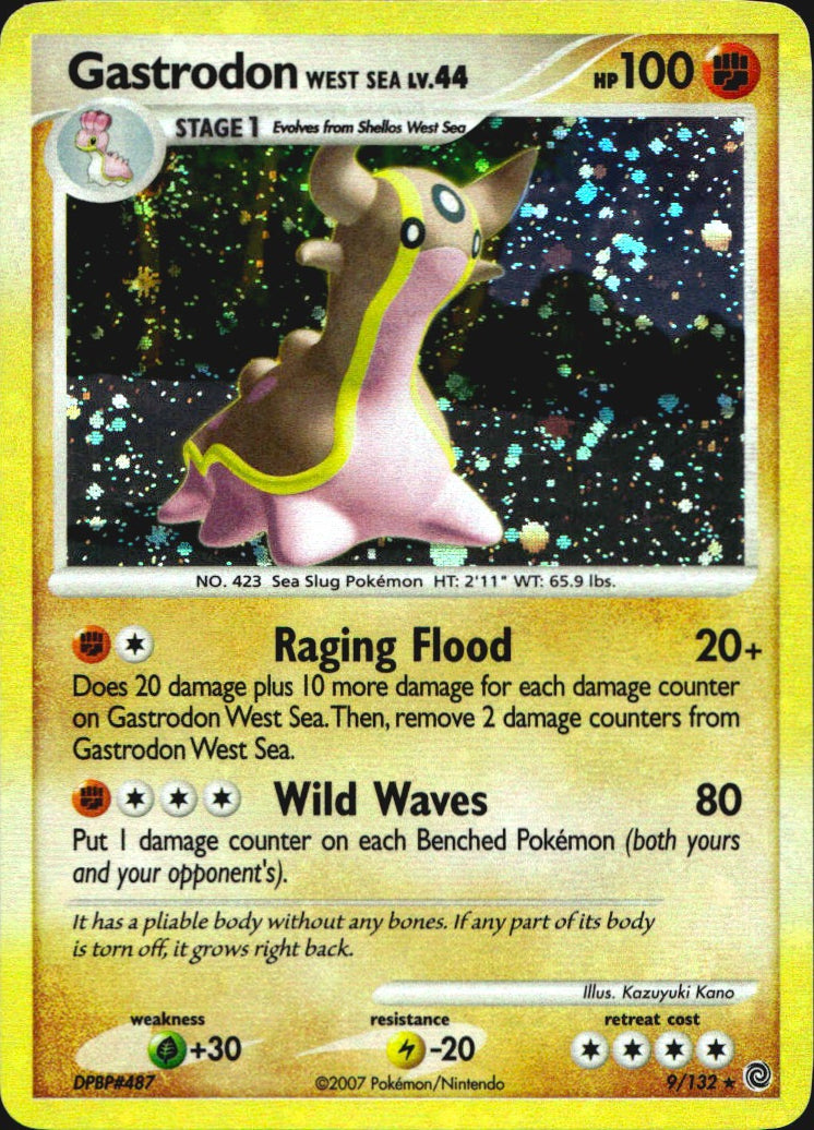 Gastrodon West Sea 9/132 Holo Rare Secret Wonders Pokemon Near Mint