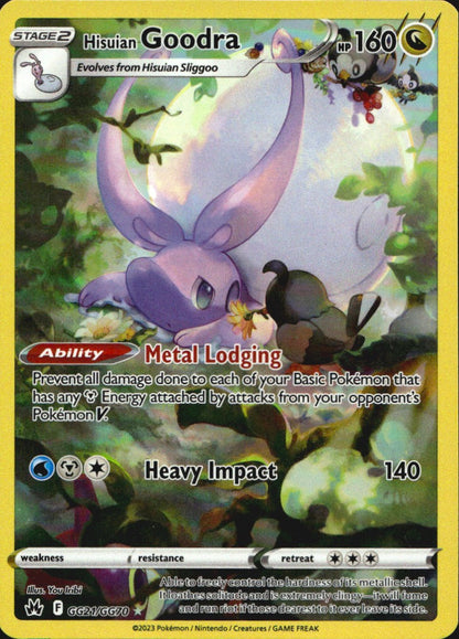 Hisuian Goodra GG21/GG70 Holo Crown Zenith Galarian Gallery Pokemon NM