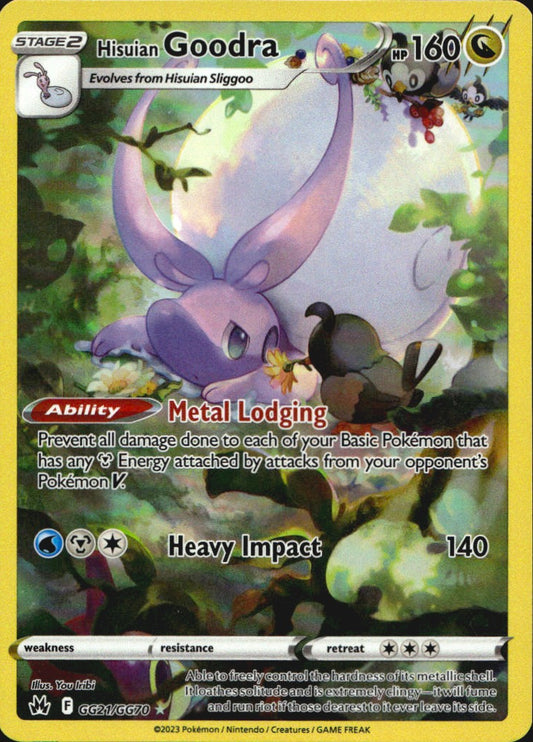 Hisuian Goodra GG21/GG70 Holo Crown Zenith Galarian Gallery Pokemon NM