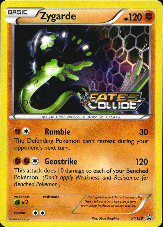 Zygarde XY129 Promo XY Black Star Promos Pokemon Near Mint