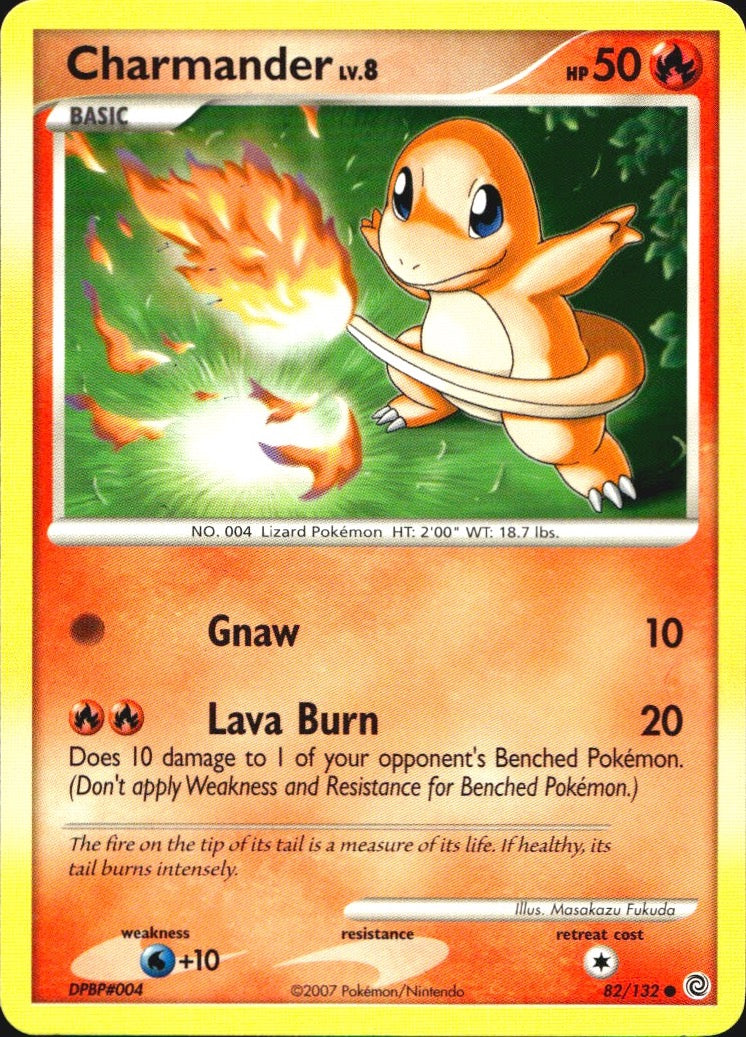 Charmander 82/132 Common Secret Wonders Pokemon Near Mint