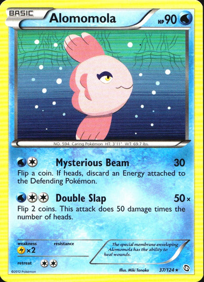 Alomomola 37/124 Rare Dragons Exalted Pokemon Near Mint