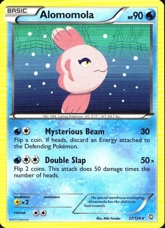 Alomomola 37/124 Rare Dragons Exalted Pokemon Near Mint