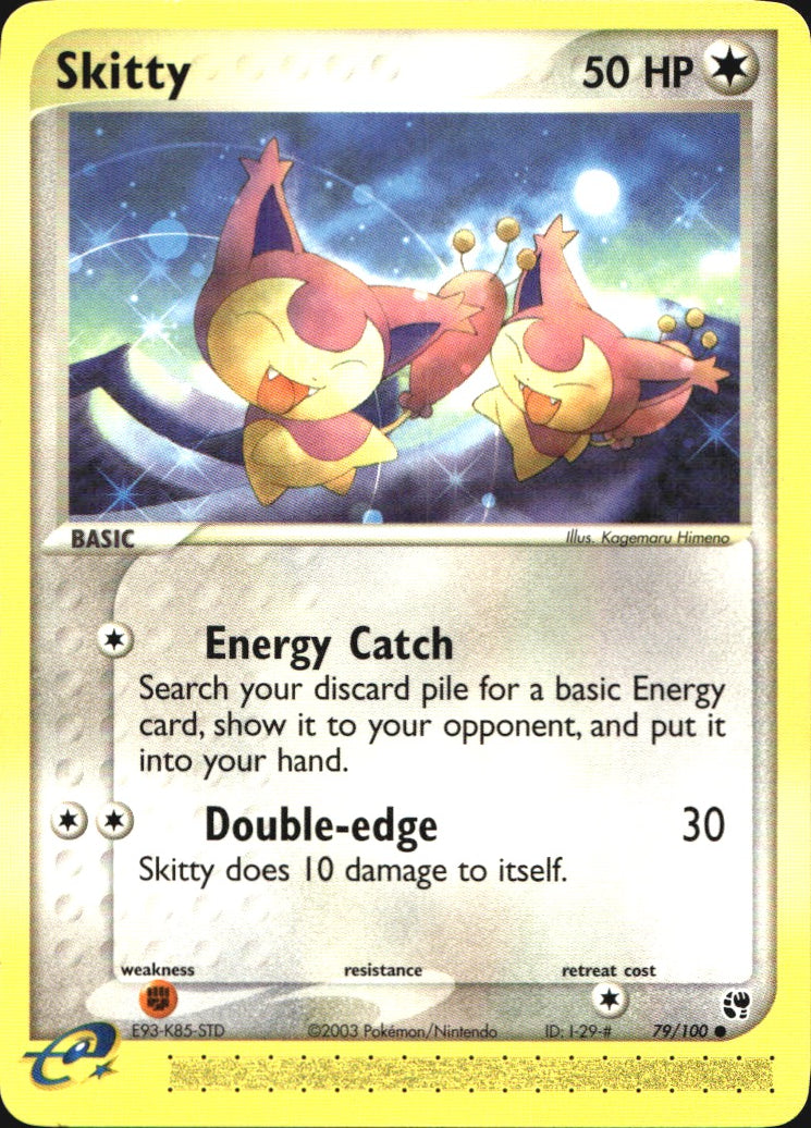 Skitty 79/100 Common Sandstorm Pokemon Near Mint